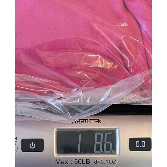 Juicy Couture Soft Velour Hot Pink Track Suit Jacket Pants Set Size Large - Picture 12 of 12